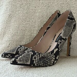 Nine West Snakeskin Patterned Heels